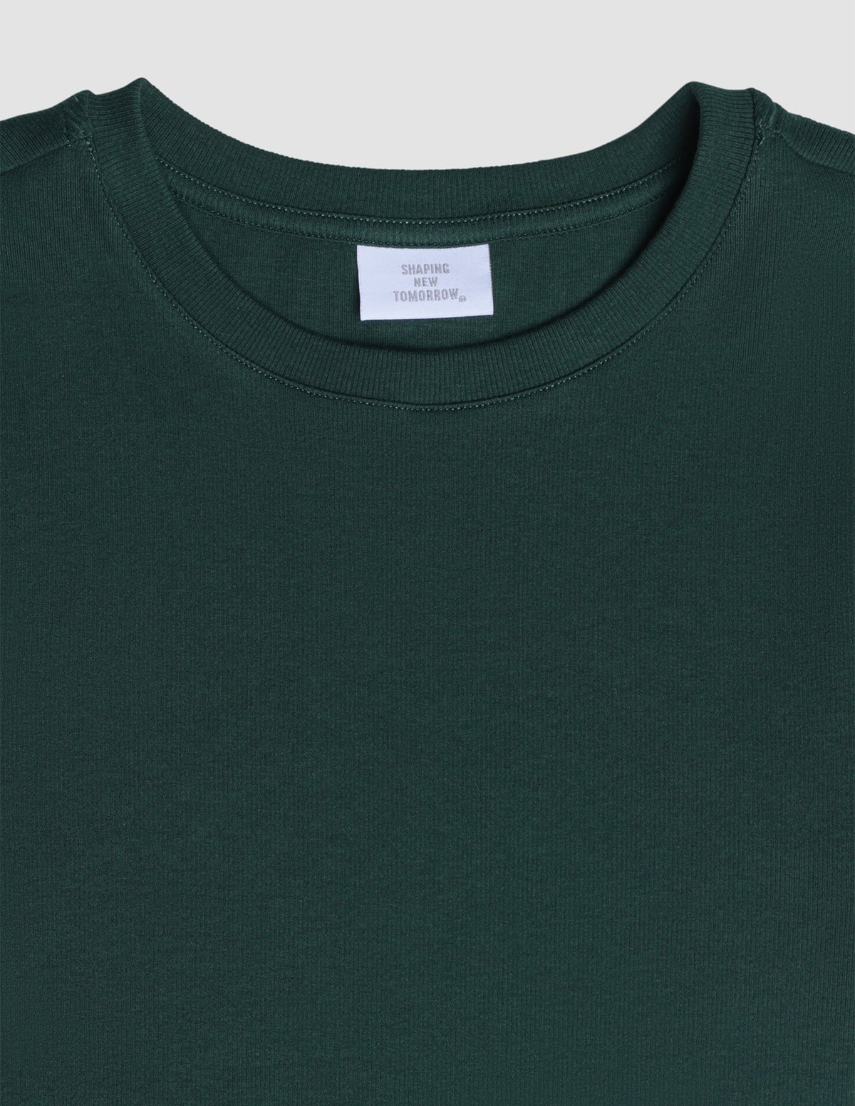 Women Rib T-shirt Evergreen