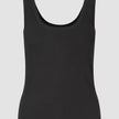 Rib Tank Top Black