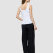 Rib Tank Top White