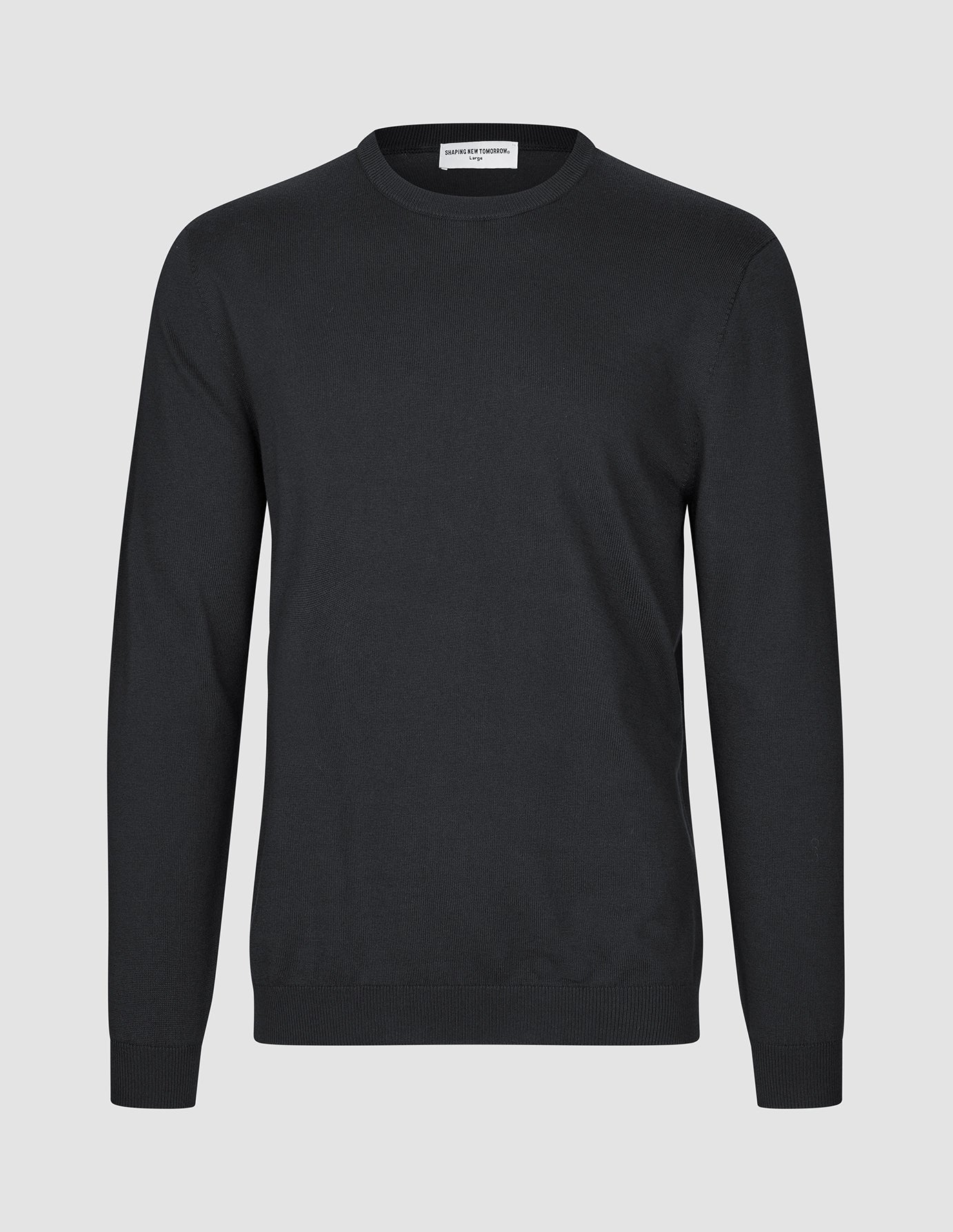 Seamless Core Knit Crewneck Black