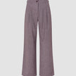 Women Serene Pants Wide Pink Winery Herringbone