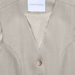 Women Serene Short Vest Burnt Sugar Herringbone
