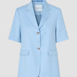 Women Skye Short Sleeved Blazer Blue Haze