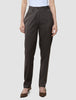Women Skye Pants Tapered Dark Chestnut Melange