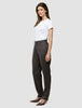 Women Skye Pants Tapered Dark Chestnut Melange