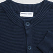 Structured Knit Cardigan Dark Navy