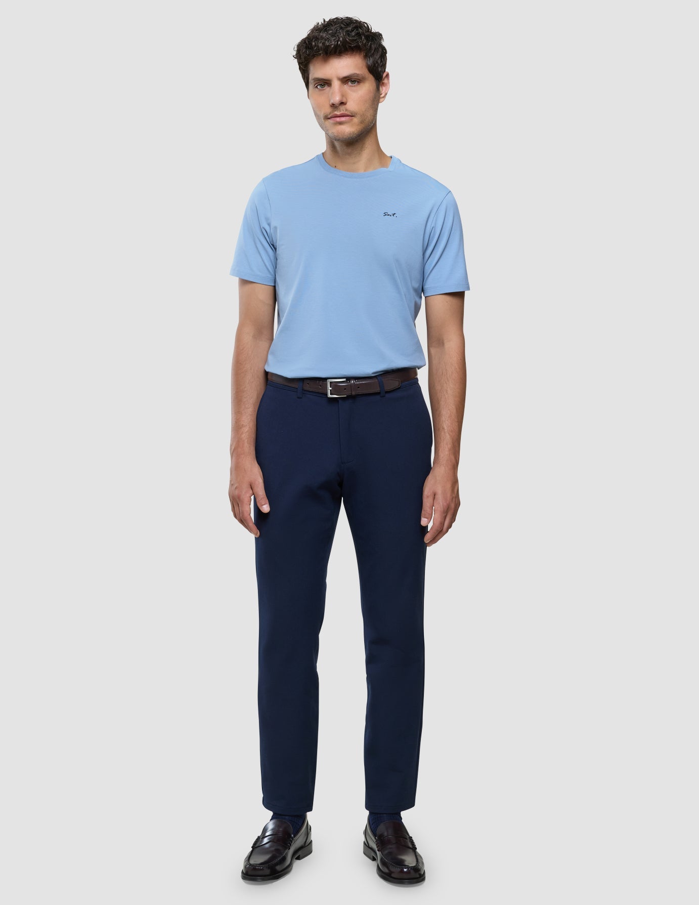 Supima Legacy T-shirt Blue Mirage