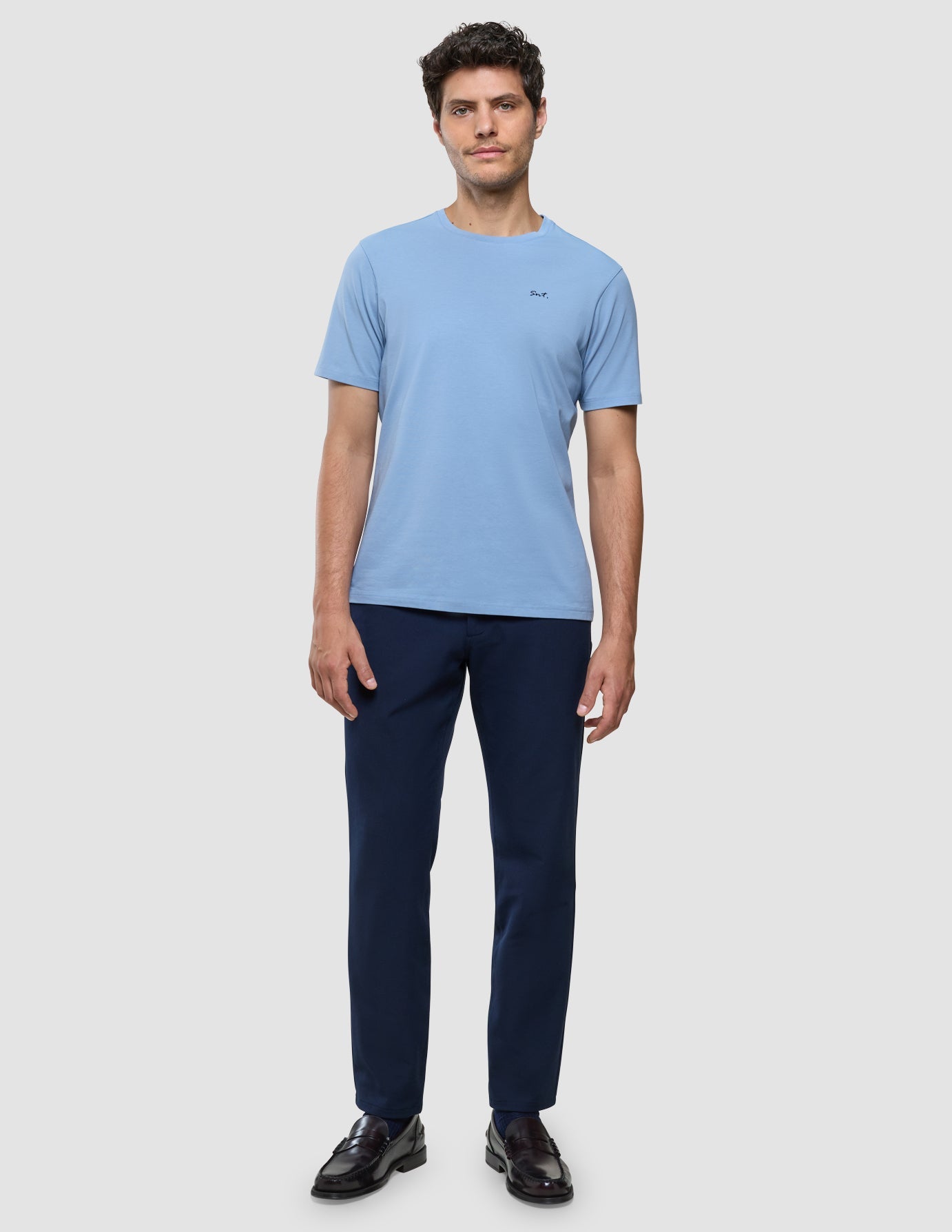 Supima Legacy T-shirt Blue Mirage