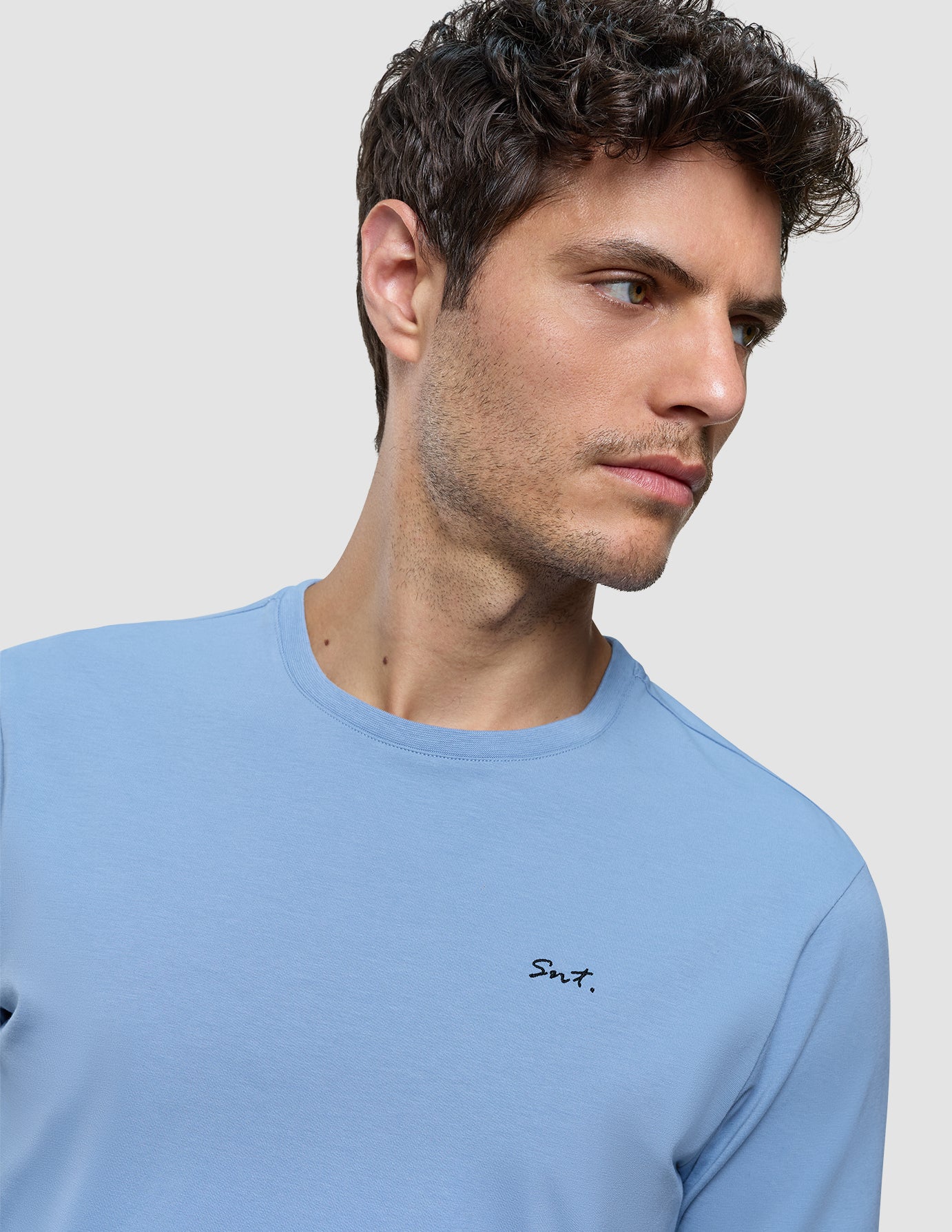 Supima Legacy T-shirt Blue Mirage