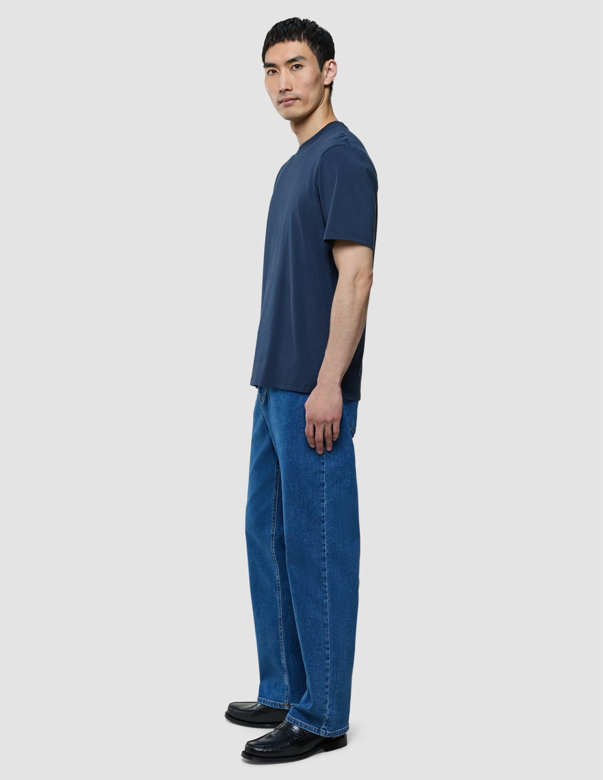Supima T-shirt Box Fit Navy