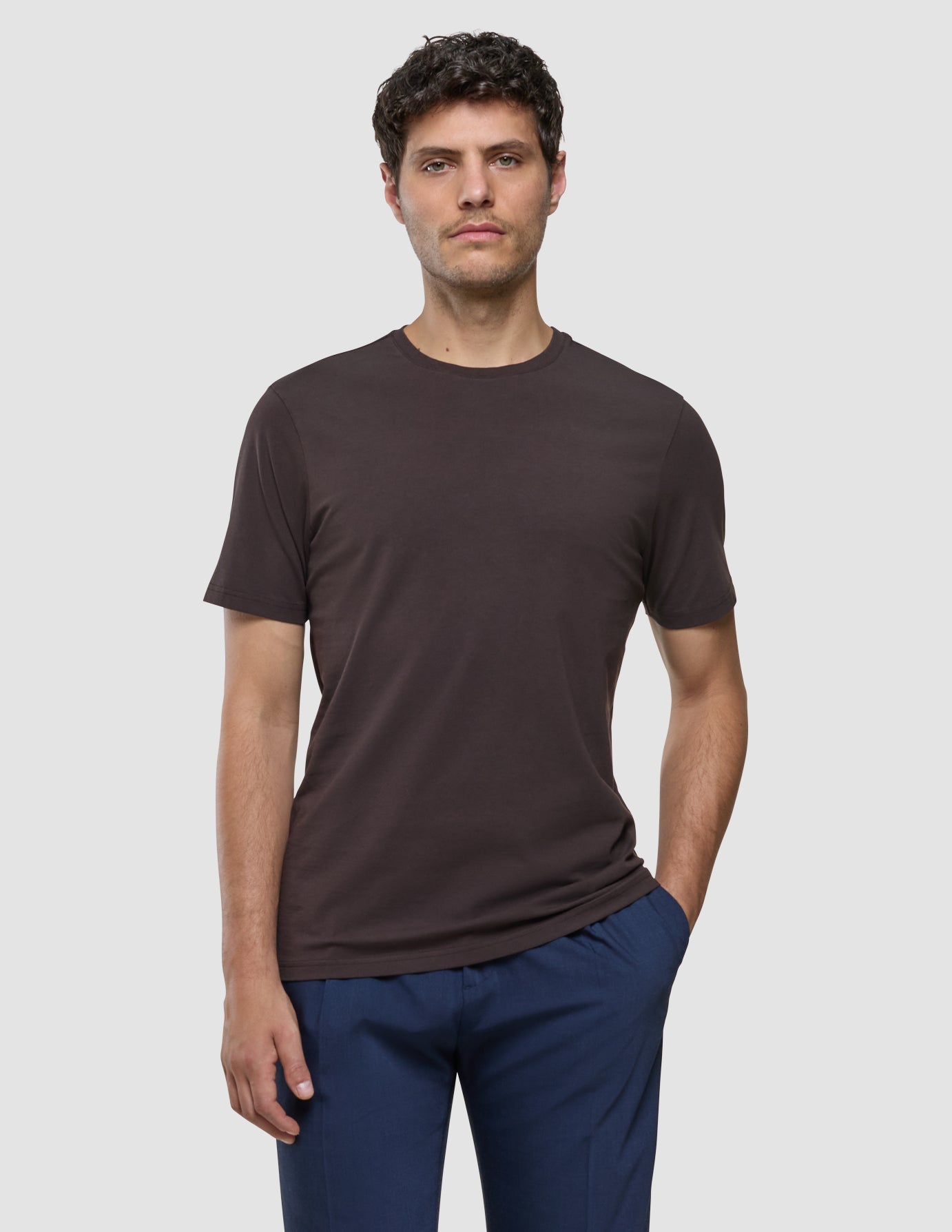 Supima T-shirt Deep Brown