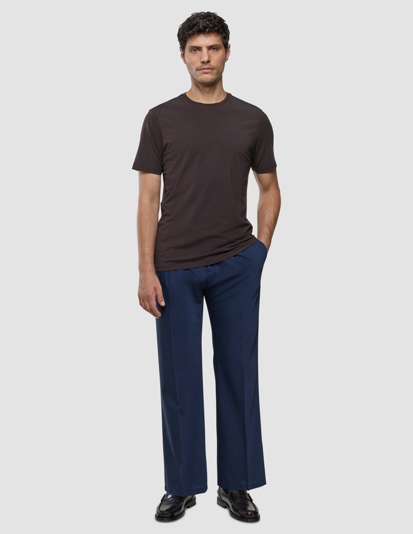 Supima T-shirt Deep Brown