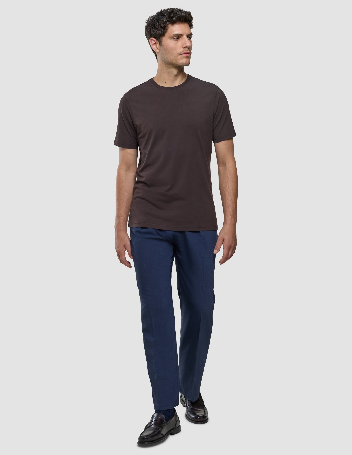 Supima T-shirt Deep Brown