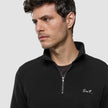 Sweat Half Zip Black