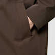 Waterproof Trench Coat Dark Brown