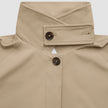 Women Waterproof Trench Coat Short Sand Grain