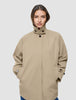 Women Waterproof Trench Coat Short Sand Grain