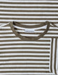 Striped Supima T-Shirt Box Fit Urban Green