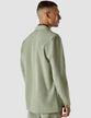 Tech Linen Overshirt Neutral Green