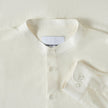 Tech Linen Mandarin Long Sleeve Shirt White